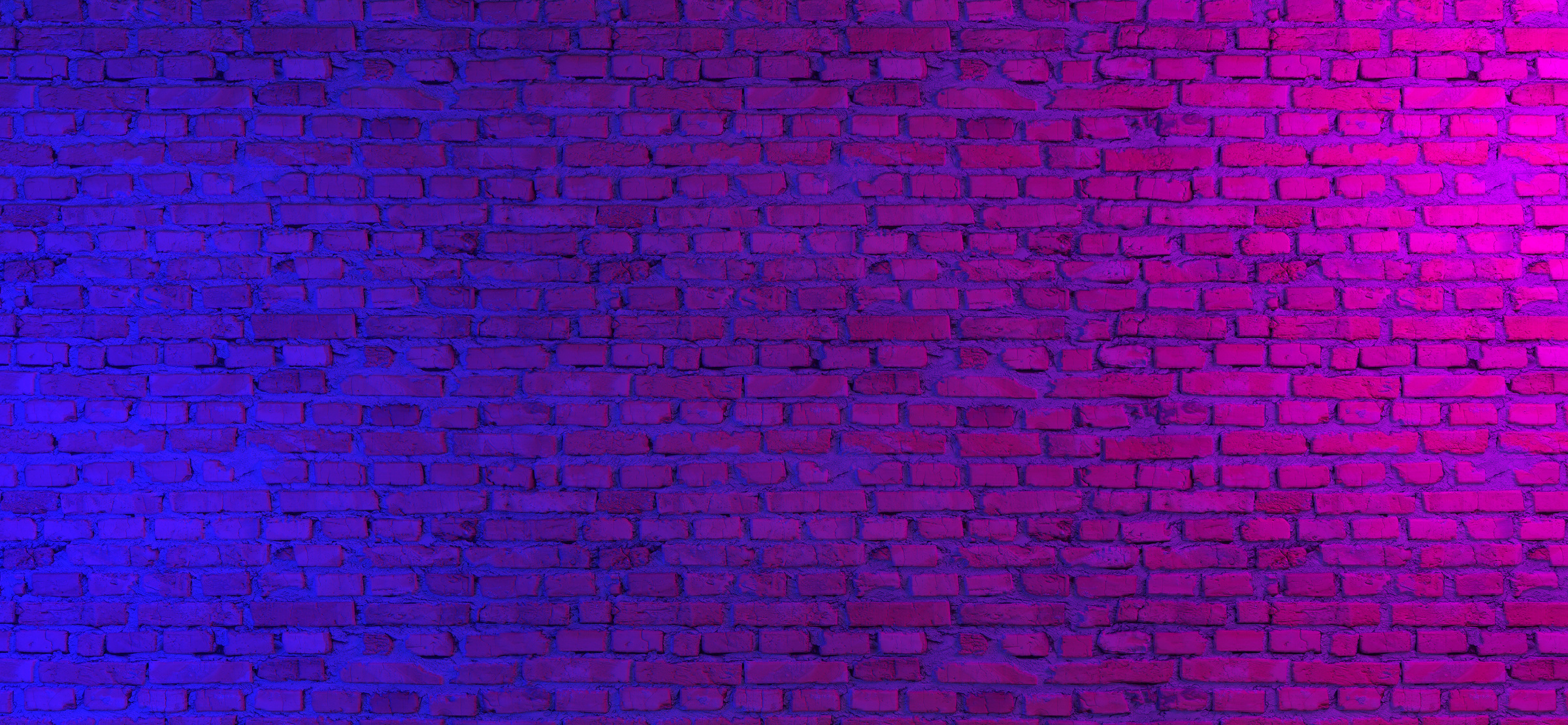 Neon Brick Wall